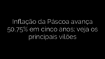 ​Inflação da Páscoa avança 50,75% em cinco anos; veja os principais vilões 
